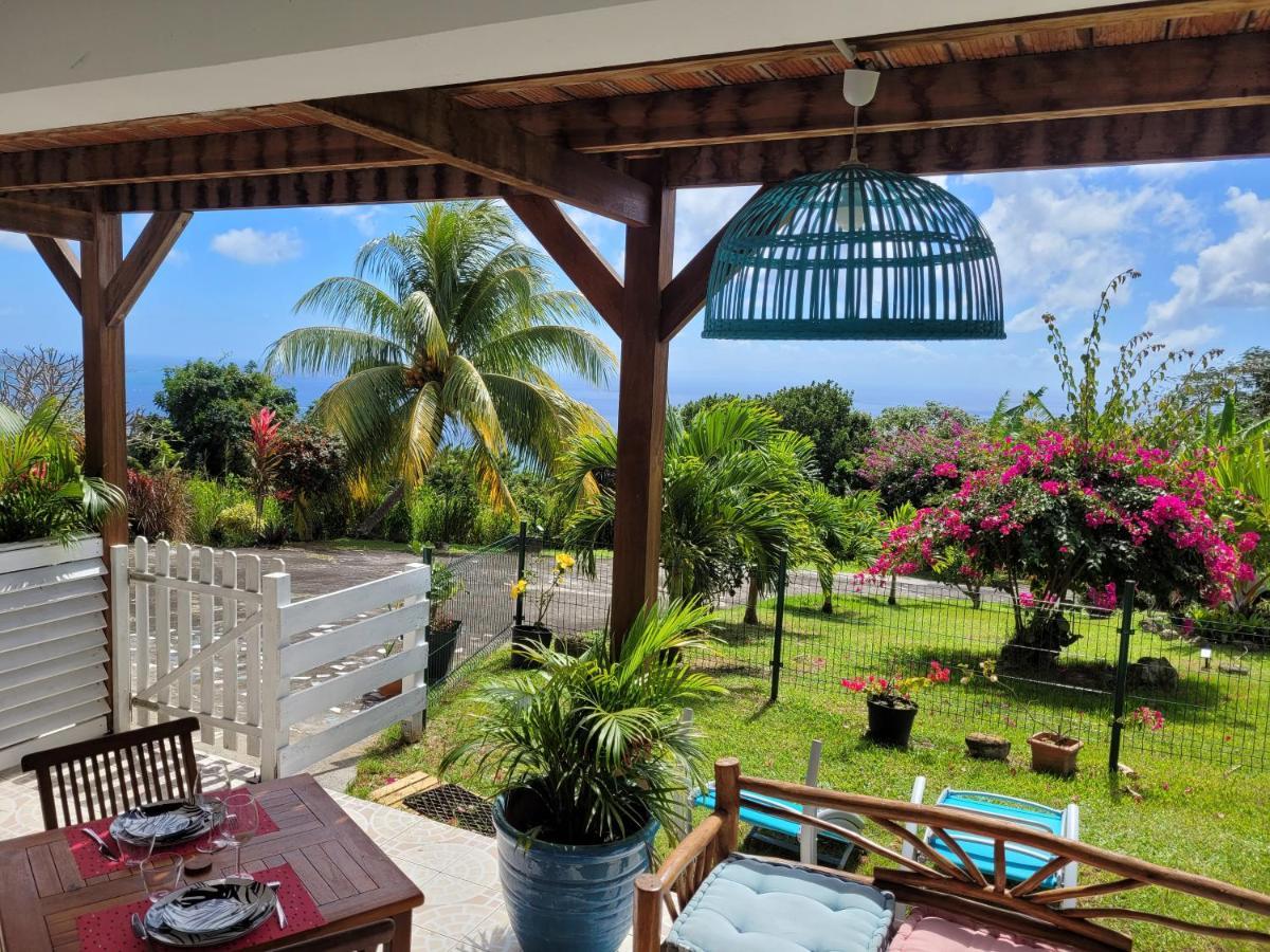 Appartement Prive Eco-Responsable, Vue Sur La Mer Des Caraibes Et Jardin Clos, Wifi, A 2Mn De La Plage Sainte-Luce Ngoại thất bức ảnh