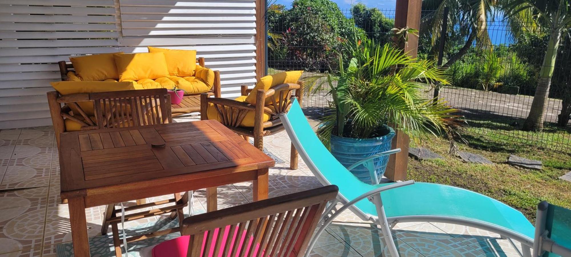 Appartement Prive Eco-Responsable, Vue Sur La Mer Des Caraibes Et Jardin Clos, Wifi, A 2Mn De La Plage Sainte-Luce Ngoại thất bức ảnh